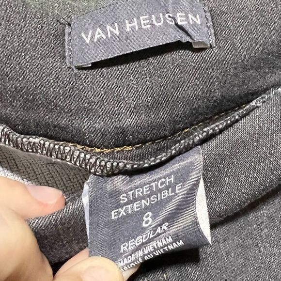 Van Heusen Women's Jegging Jeans Strength Extensible Pull-On Pockets Gray Size 8 - Picture 4 of 5